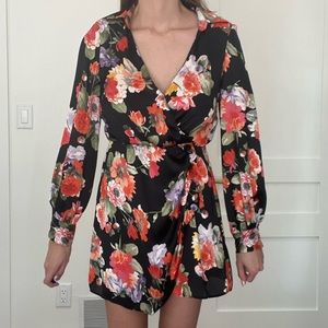 ZARA FLORAL PRINT SATIN PRINT DRESS / SIZE SMALL / GREAT CONDITION